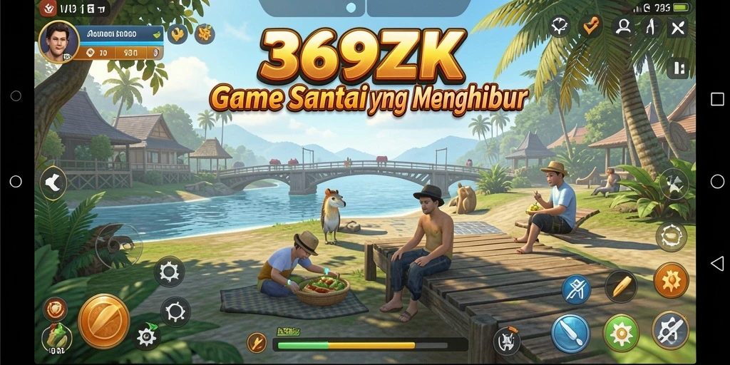 Tampilan gameplay <strong>369ZK</strong> yang ceria dan menyenangkan.
