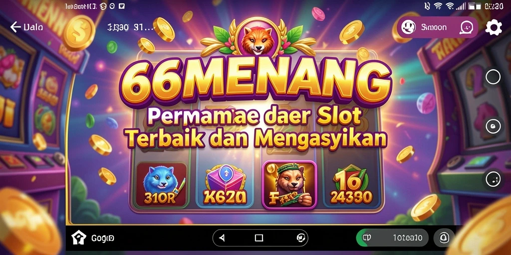 Tampilan permainan Slot yang menarik di 66MENANG.