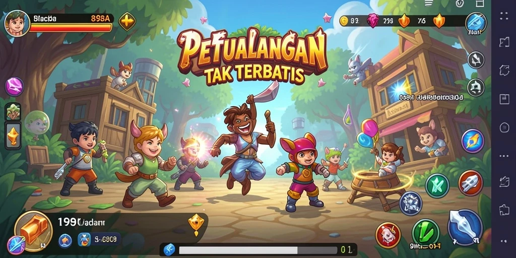 Tampilan gameplay seru dan mengasyikkan dari 898A.