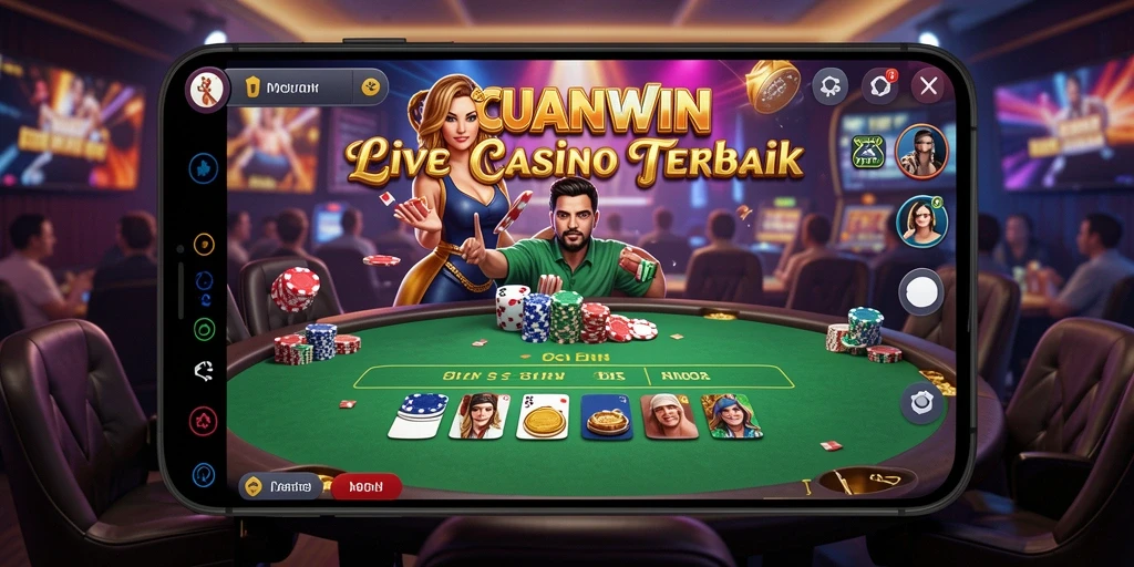 Gameplay Live Casino yang seru dan interaktif dalam CUANWIN.