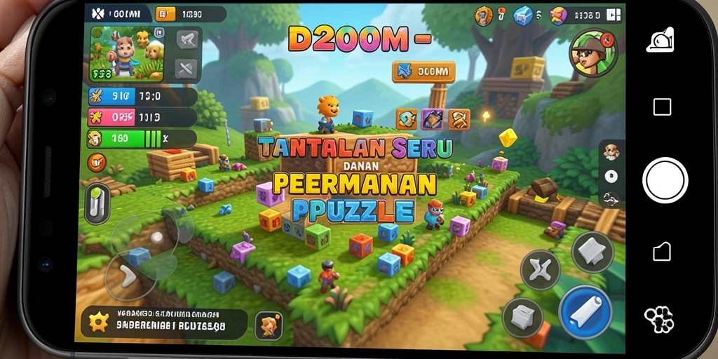 Tampilan gameplay D200M yang menantang dan mengasyikkan.
