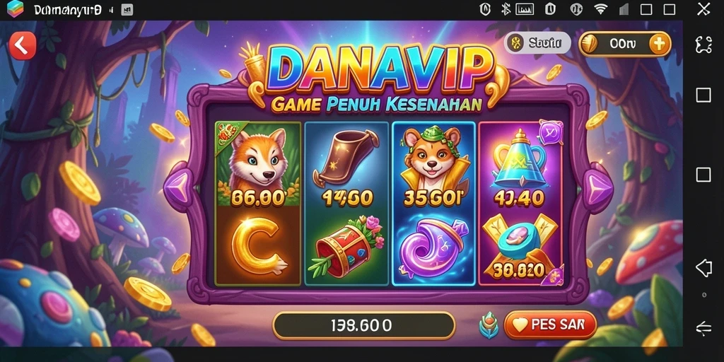Tampilan gameplay menarik dari aplikasi Slot DANAVIP.