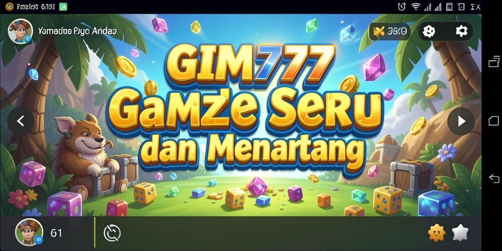 Tampilan gameplay menarik dalam GIM777, penuh teka-teki menantang.
