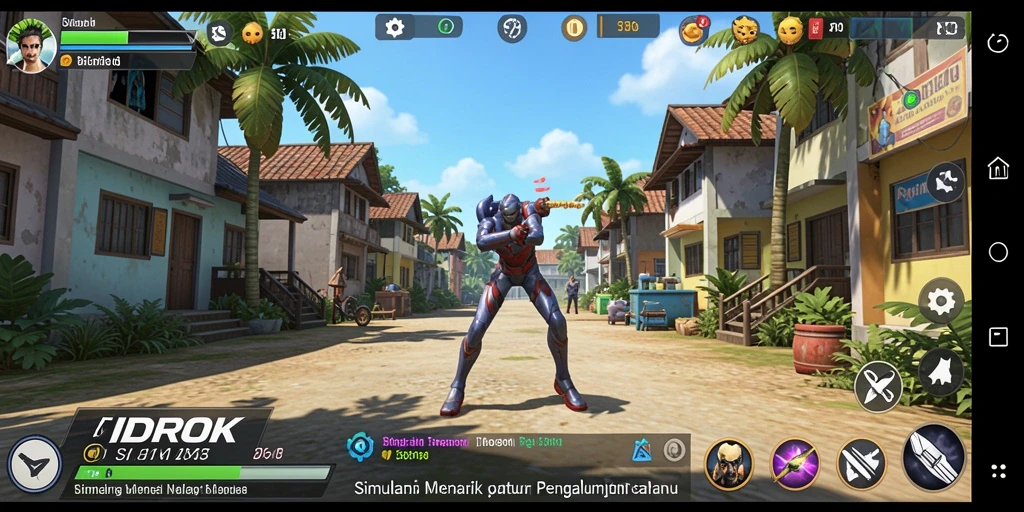 Screenshot gameplay IDROK yang menampilkan pengalaman simulasi menarik.