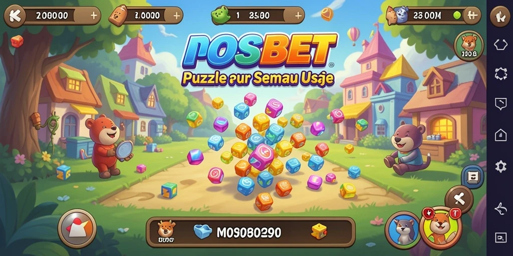 Tampilan gameplay menantang dalam IOSBET dengan berbagai puzzle menarik.