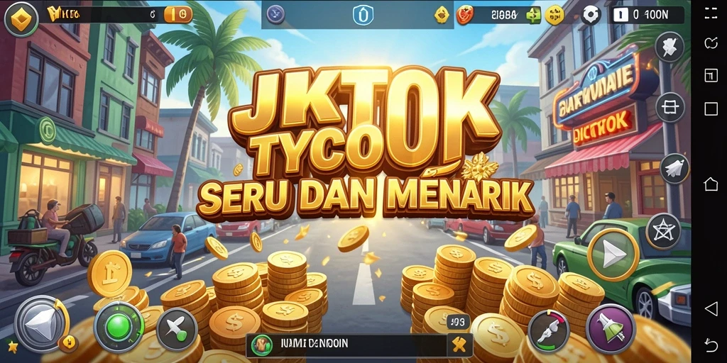 Tampilan gameplay JKTOK yang menantang dan seru.