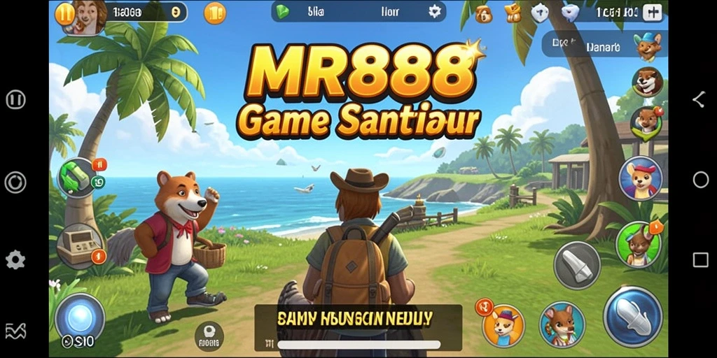 Tampilan gameplay <strong>MR888</strong> yang seru dan penuh warna.