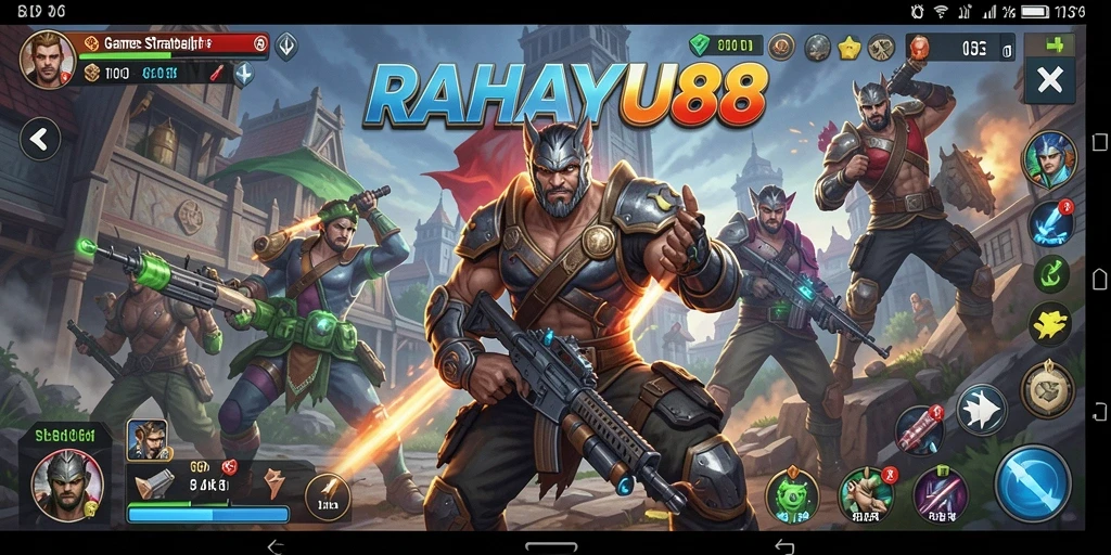 Tampilan gameplay RAHAYU88 yang penuh strategi dan aksi.