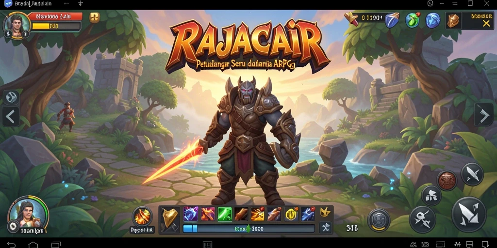 Tampilan gameplay RAJACAIR yang menegangkan dan penuh aksi.