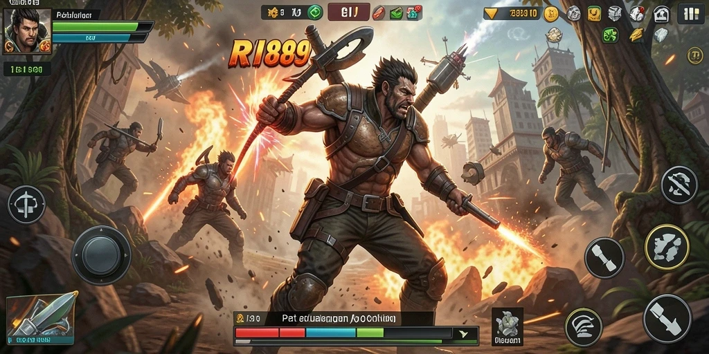 Gameplay RI889 yang mendebarkan dan penuh aksi.