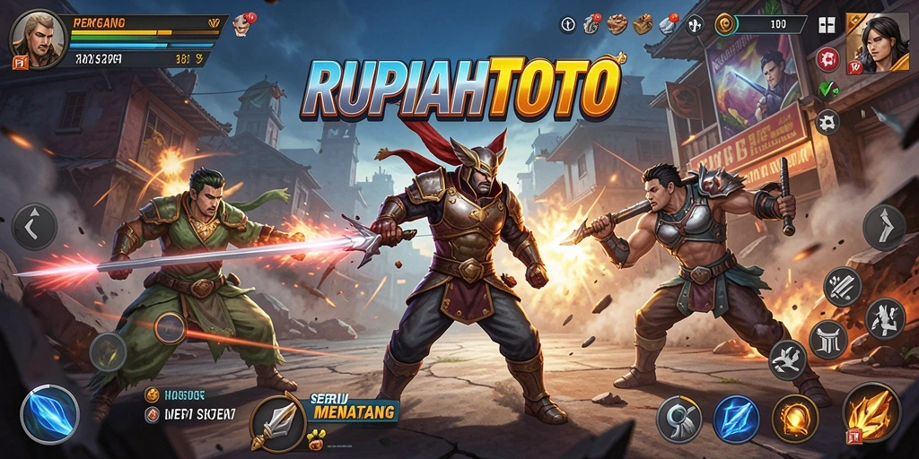 Screenshot aksi pertarungan seru di RUPIAHTOTO.