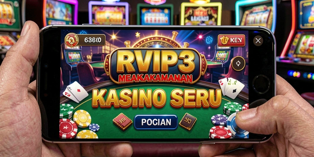 Tampilan gameplay seru dari RVIP3 di dunia Kasino.