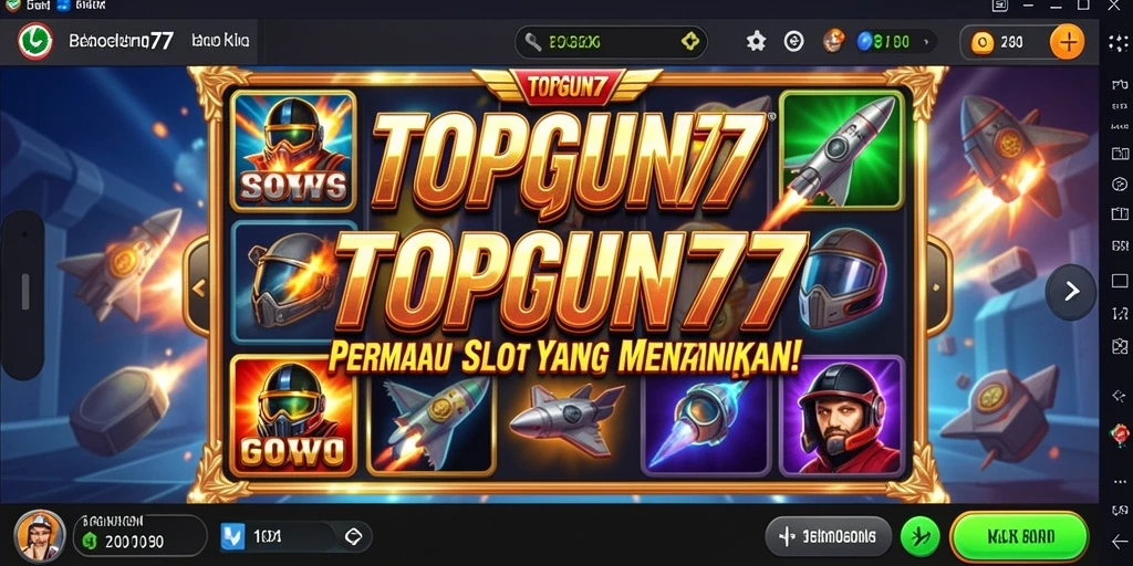 Tampilan gameplay seru di TOPGUN77 dengan grafis menawan.