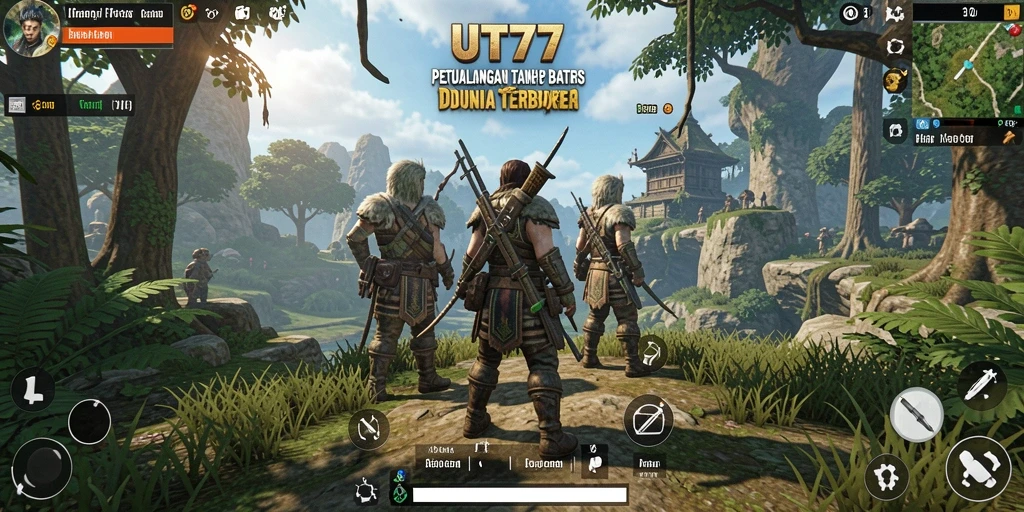 Tampilan gameplay menakjubkan dari dunia terbuka UT77.