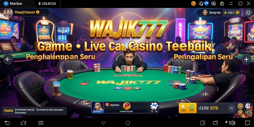 Gameplay seru dan interaktif di WAJIK777 Live Casino.