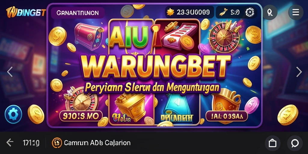 Tampilan gameplay seru dari permainan slot WARUNGBET.