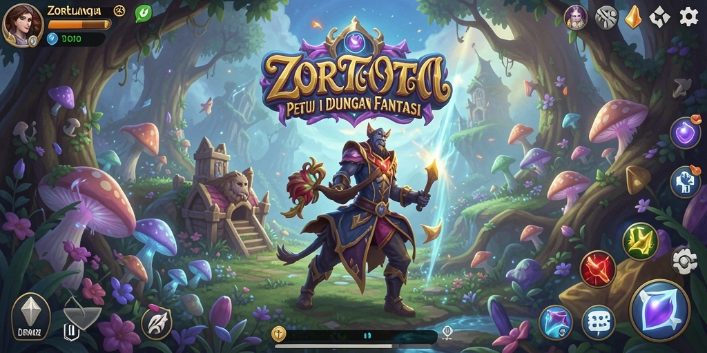 Gameplay ZORTOTO yang mengasyikkan di dunia petualangan.